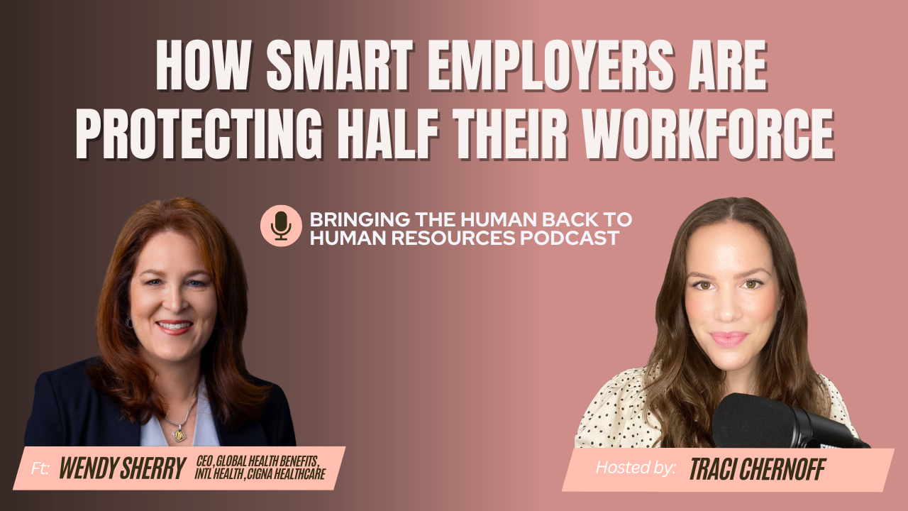 A woman with a lab coat on